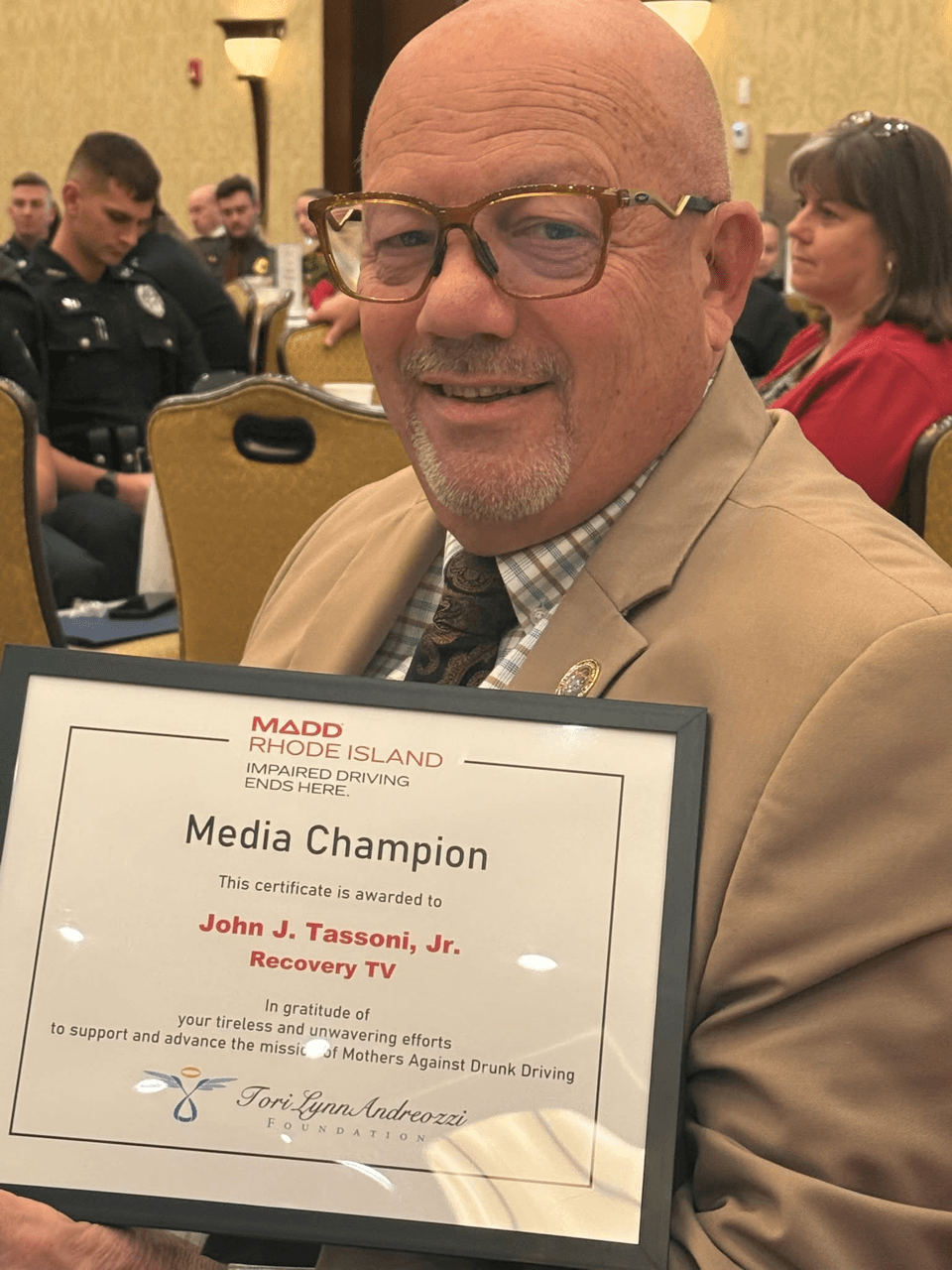 CEO holding award